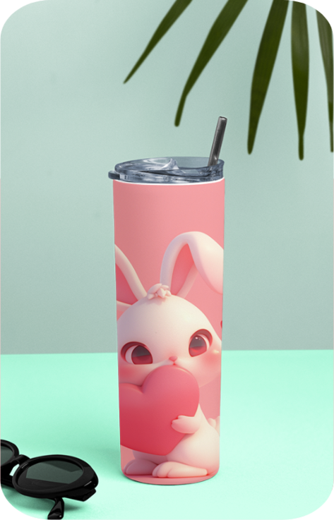 Tumbler Bottle, I am Cute 600ML