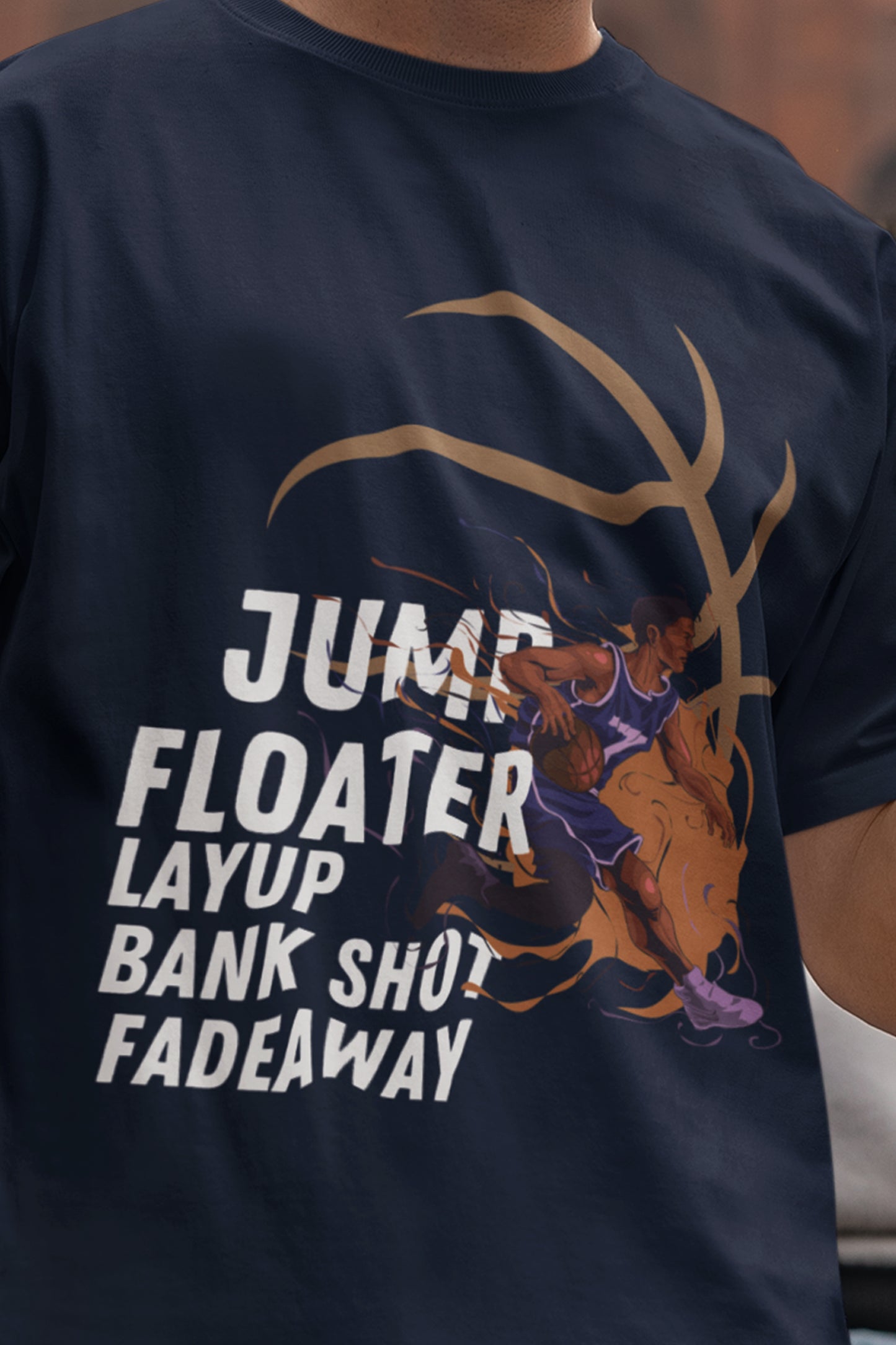 Jump Floater Layup Basketball
