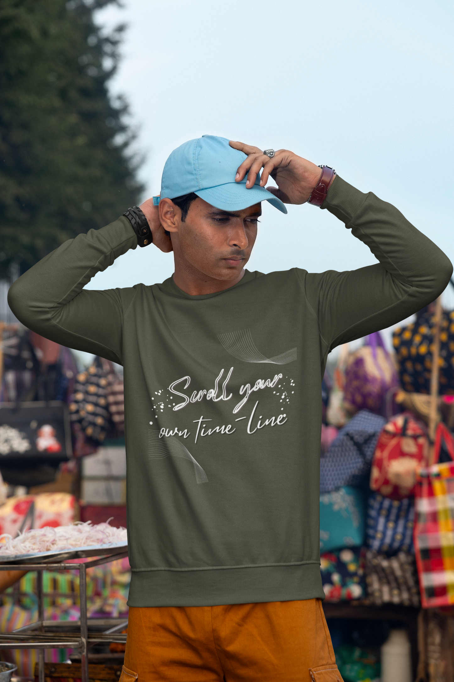 Scroll your own time-line, Sweatshirt