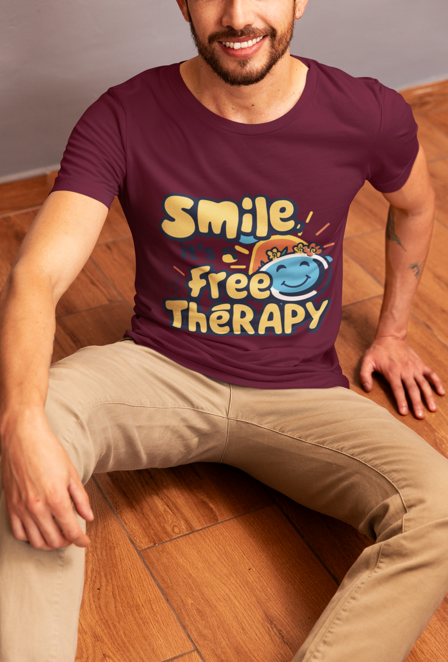 Smile Free Therapy, Unisex Tee