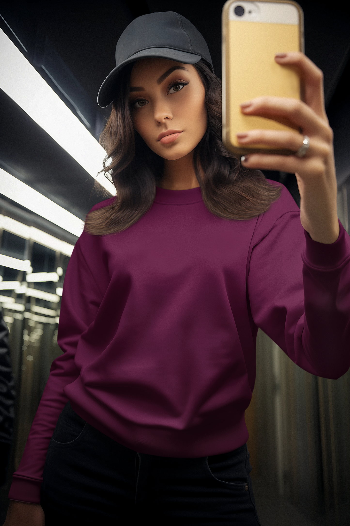 Maroon , Sweatshirt