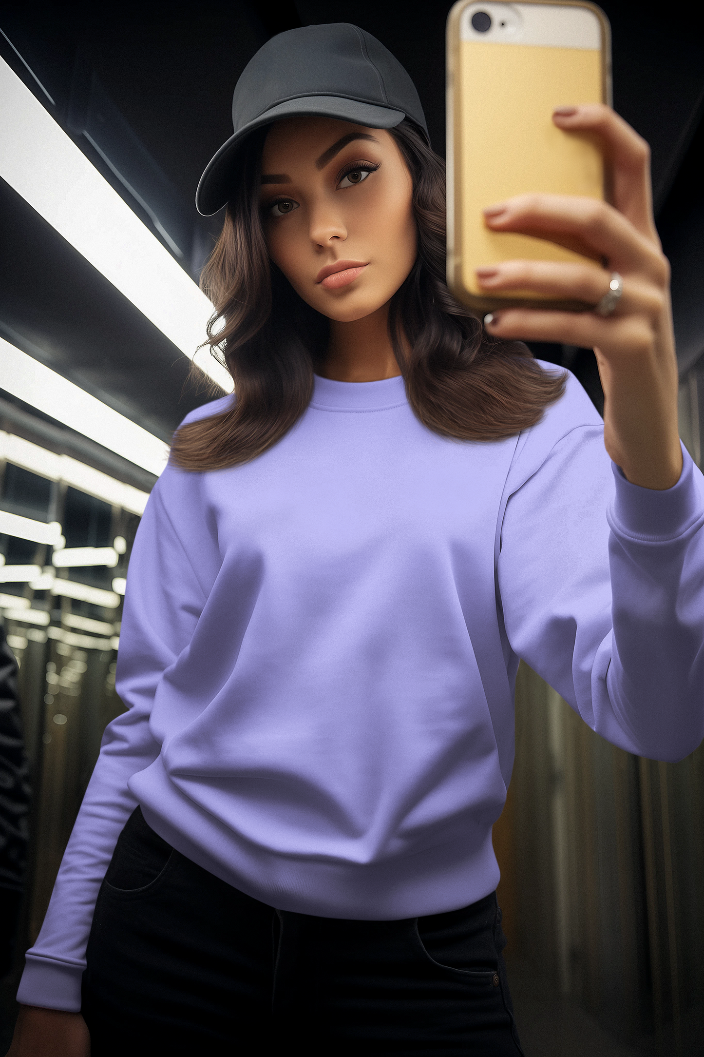 Lavender , Sweatshirt