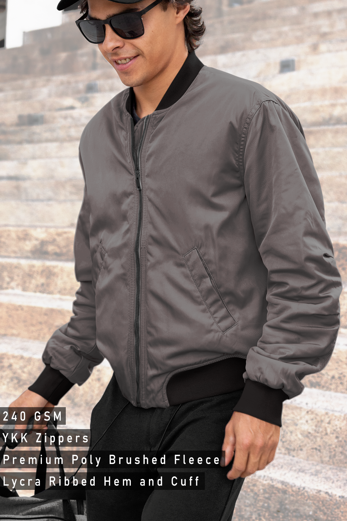 Ash Grey Black Shade