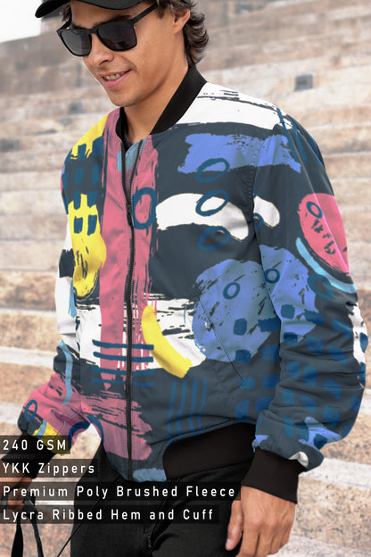 Brush Stoke, Bomber Jacket