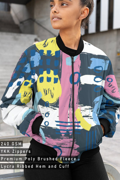 Brush Stoke, Bomber Jacket