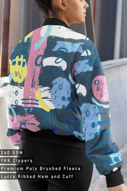 Brush Stoke, Bomber Jacket