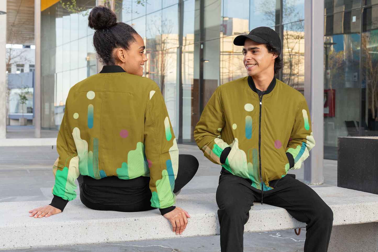 Colorful Ever, AOP Bomber Jacket