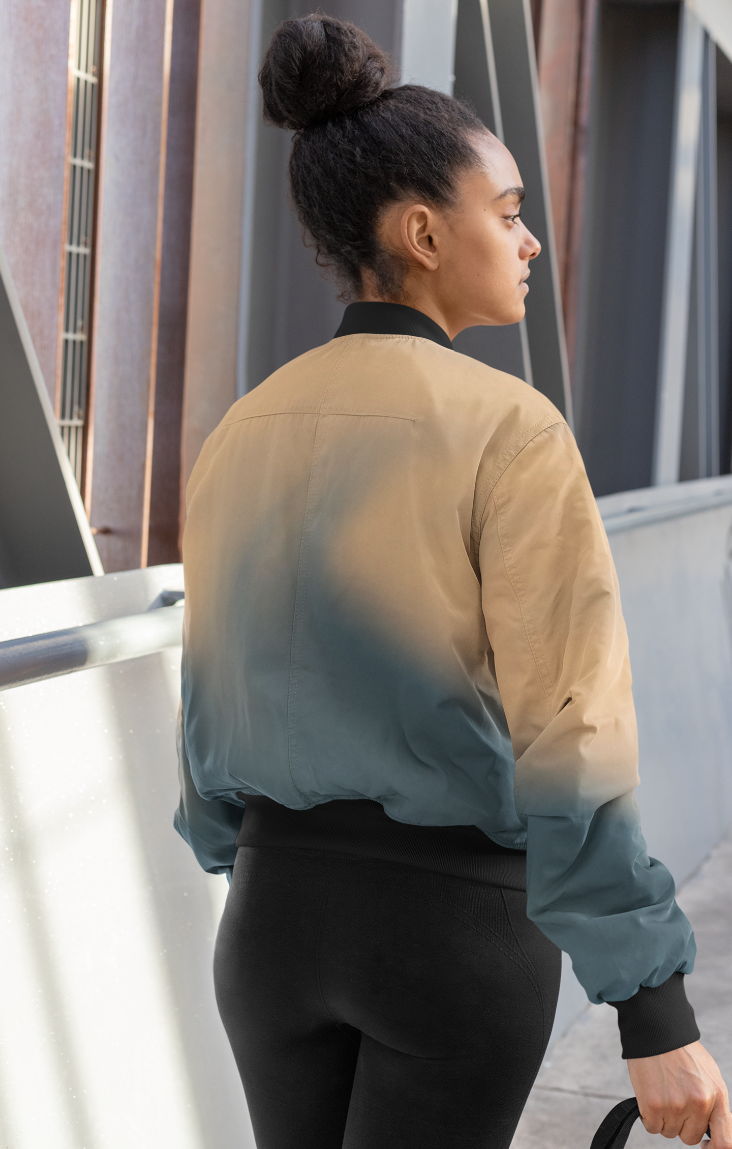 Colorful Wave, AOP Bomber Jacket