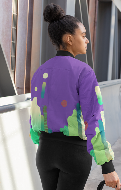 Colorful Lines, AOP Bomber Jacket