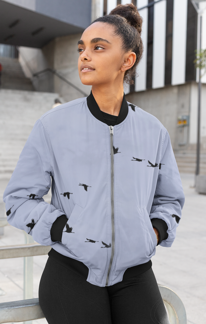 Flying Birds, AOP Bomber Jacket