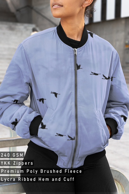 Flying Birds, AOP Bomber Jacket