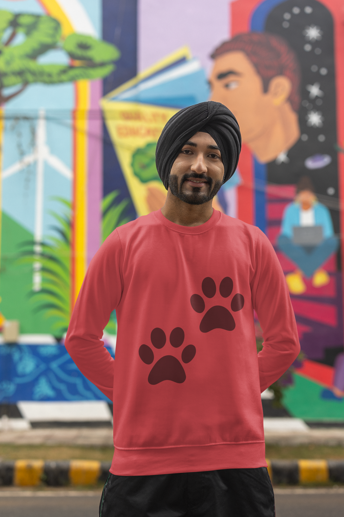 Foot print,  Sweatshirt