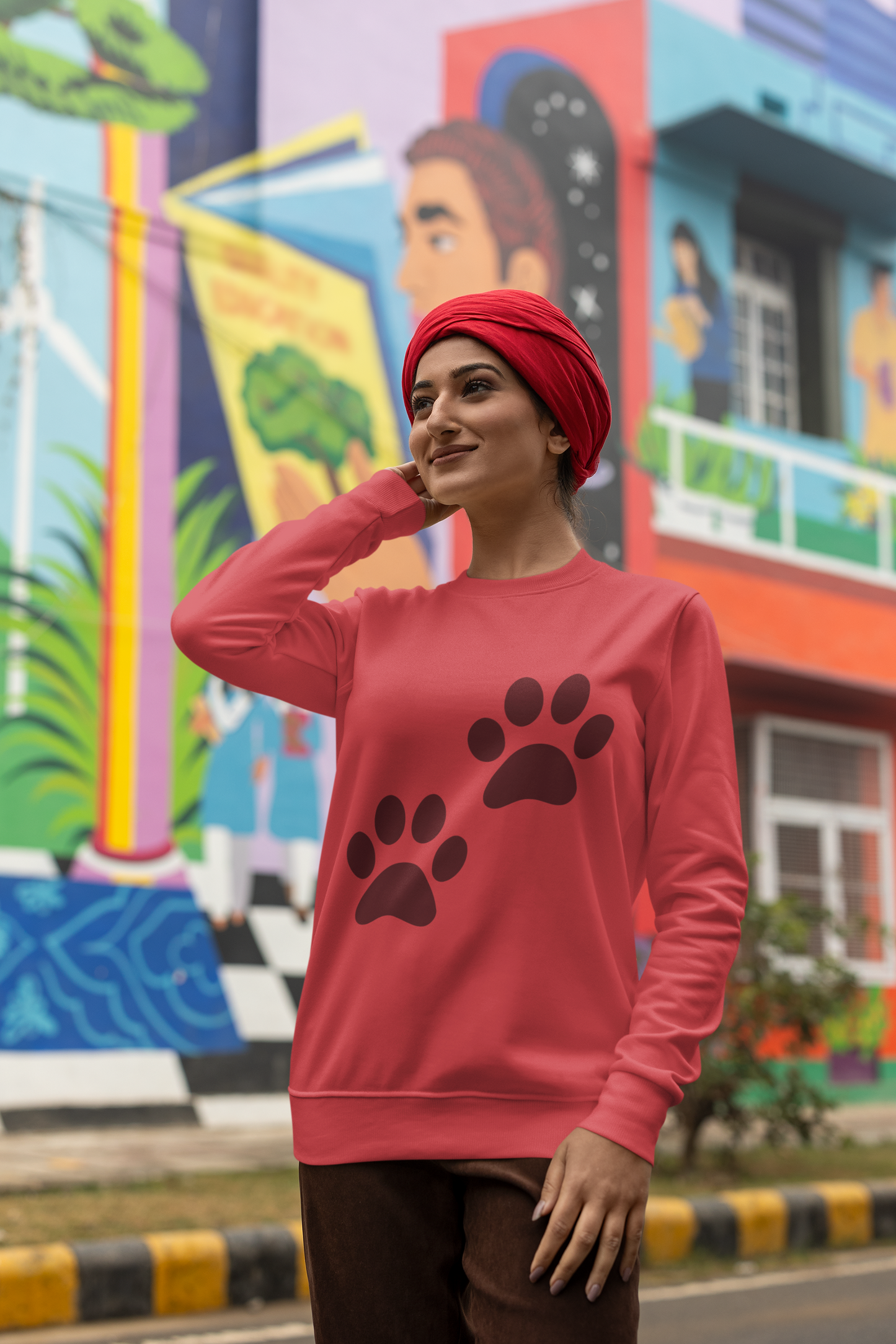 Foot print,  Sweatshirt