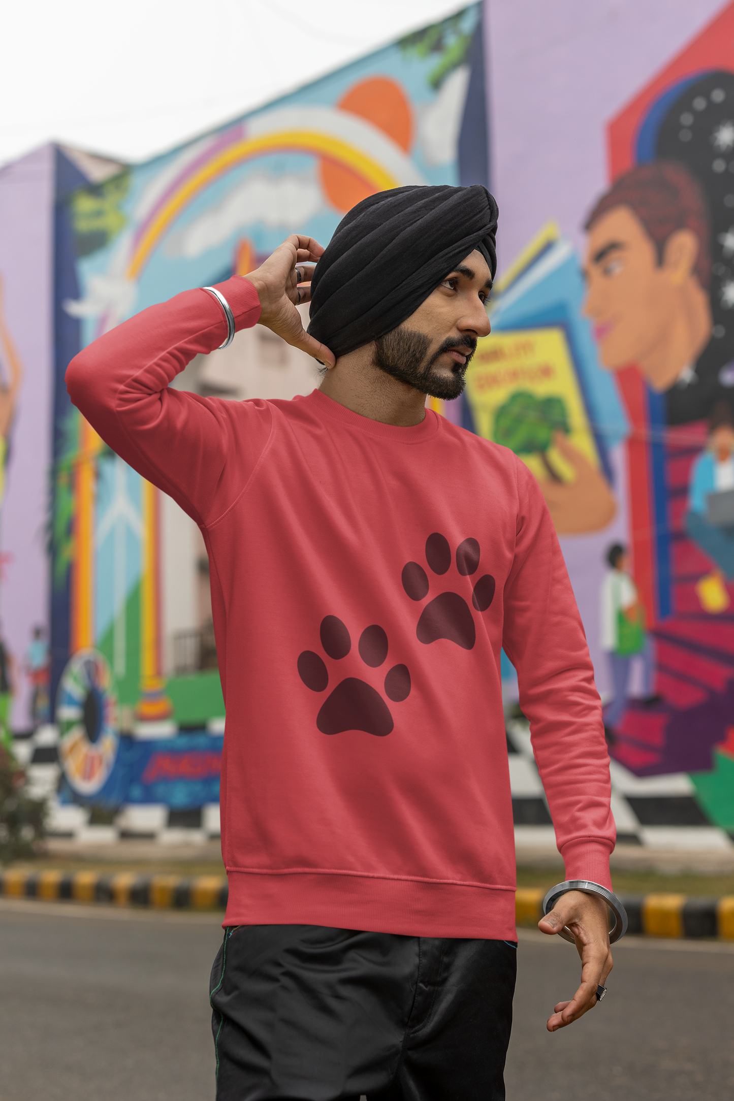 Foot print,  Sweatshirt