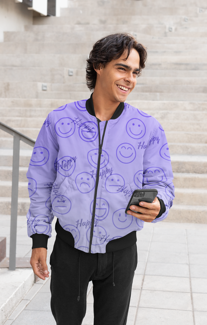 Happy Faces, AOP Bomber Jacket