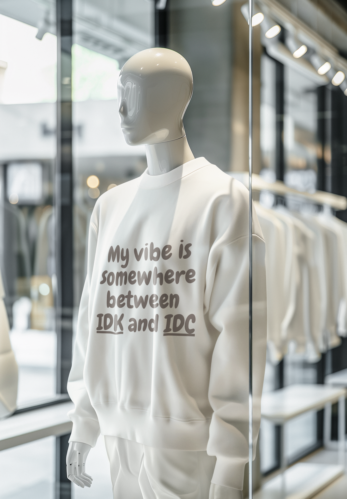 IDK and IDC , Sweatshirt