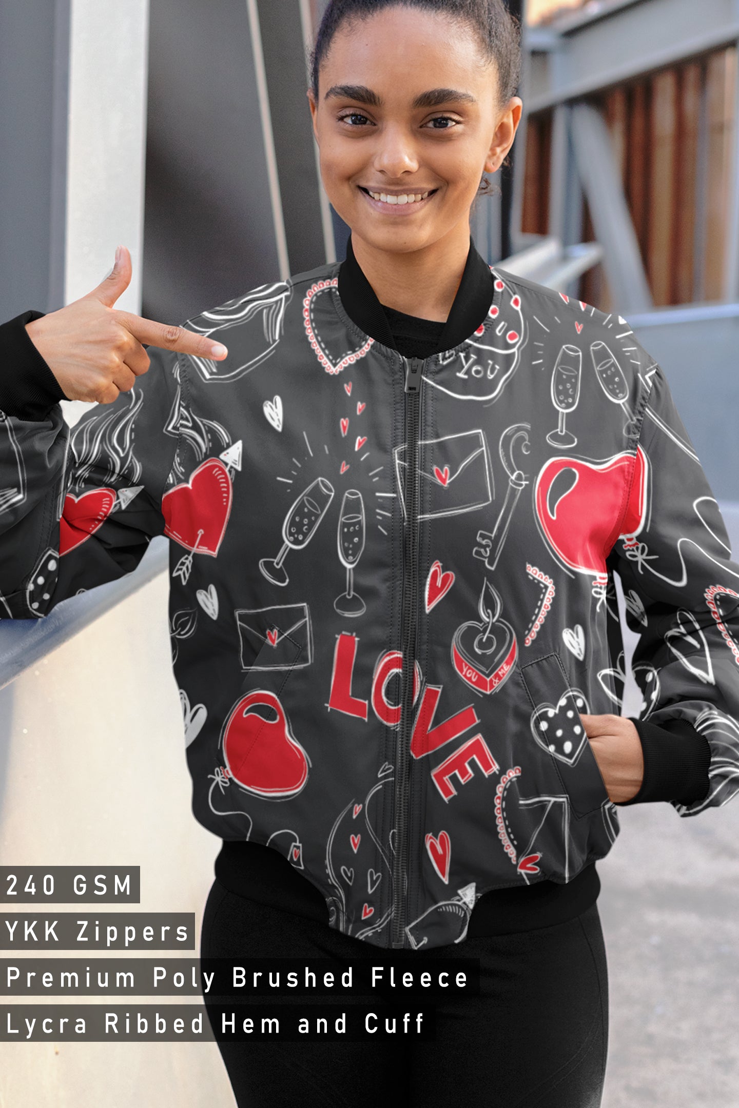 Love Graphic, Bomber Jacket