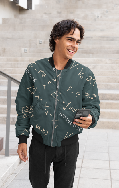 Mathematic Formula,  AOP Bomber Jacket