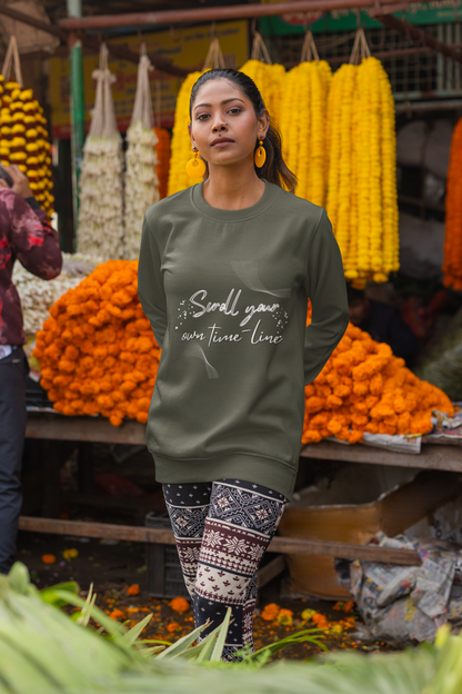 Scroll your own time-line, Sweatshirt