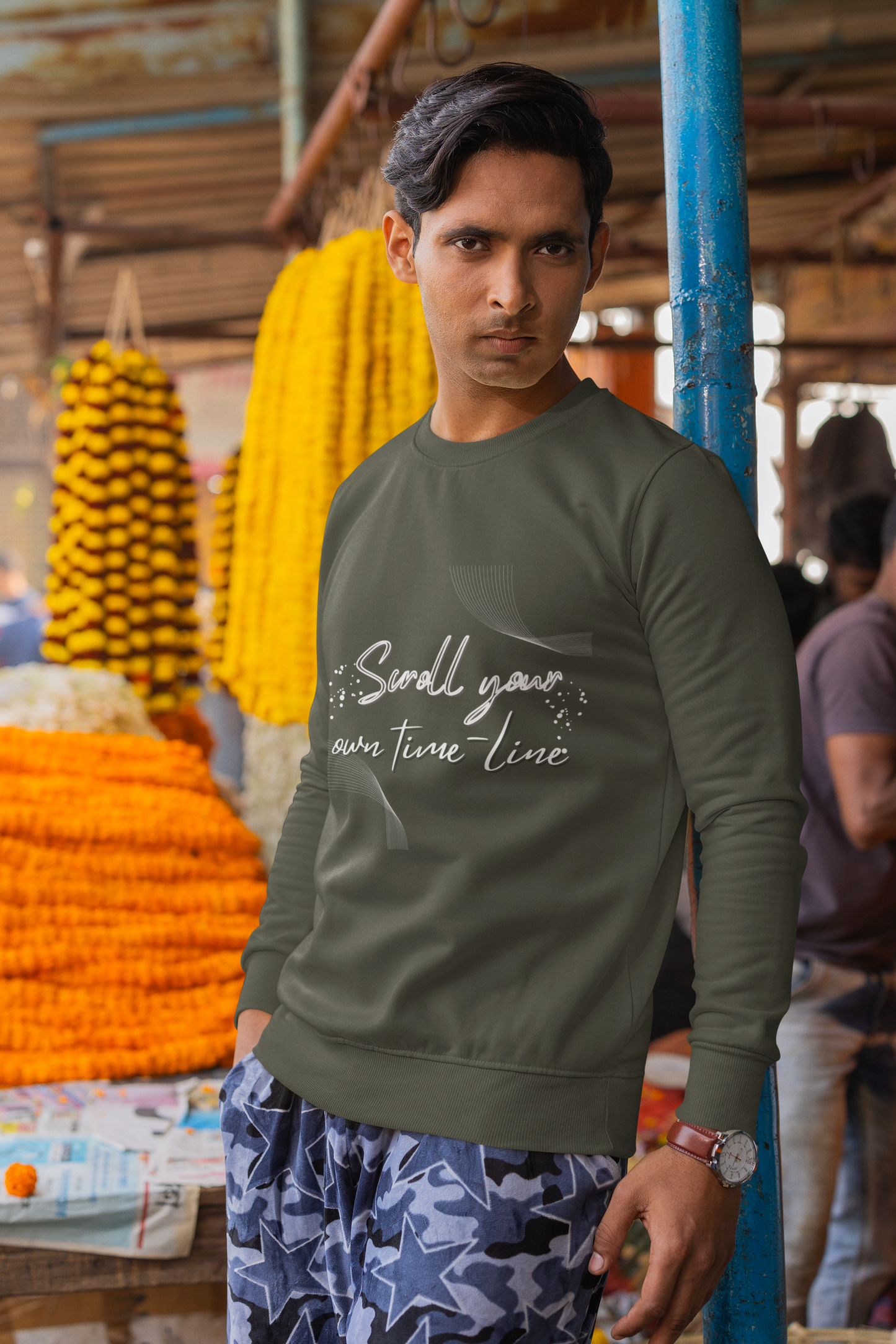 Scroll your own time-line, Sweatshirt