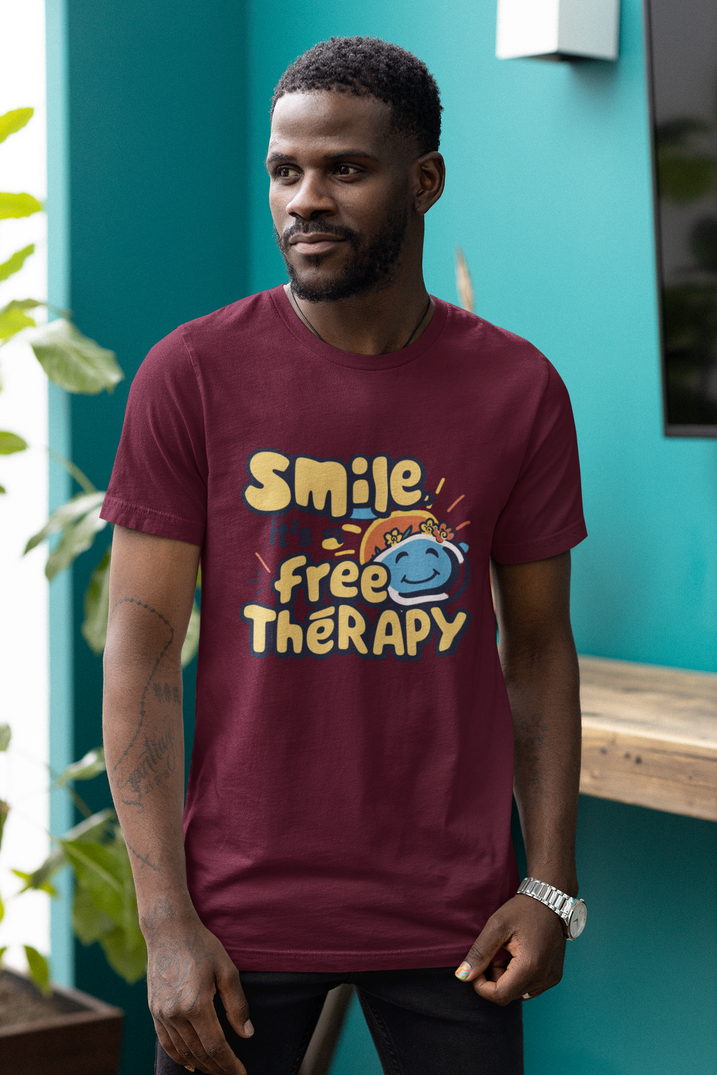 Smile Free Therapy, Unisex Tee