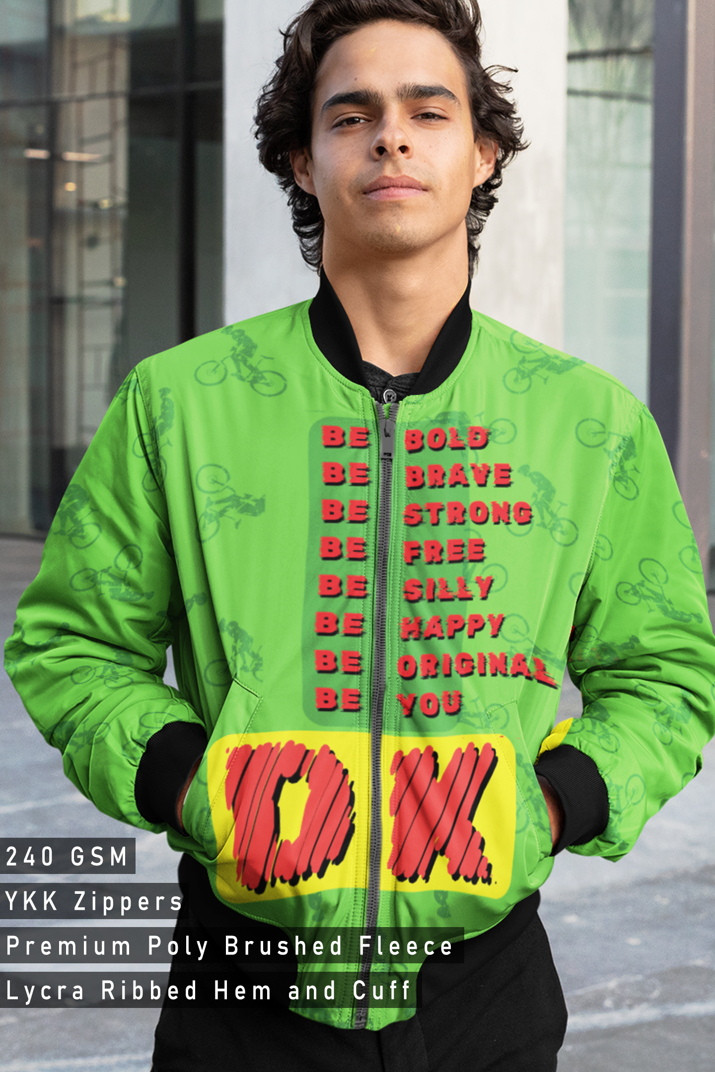 Deepak Customized Bomber Jacket