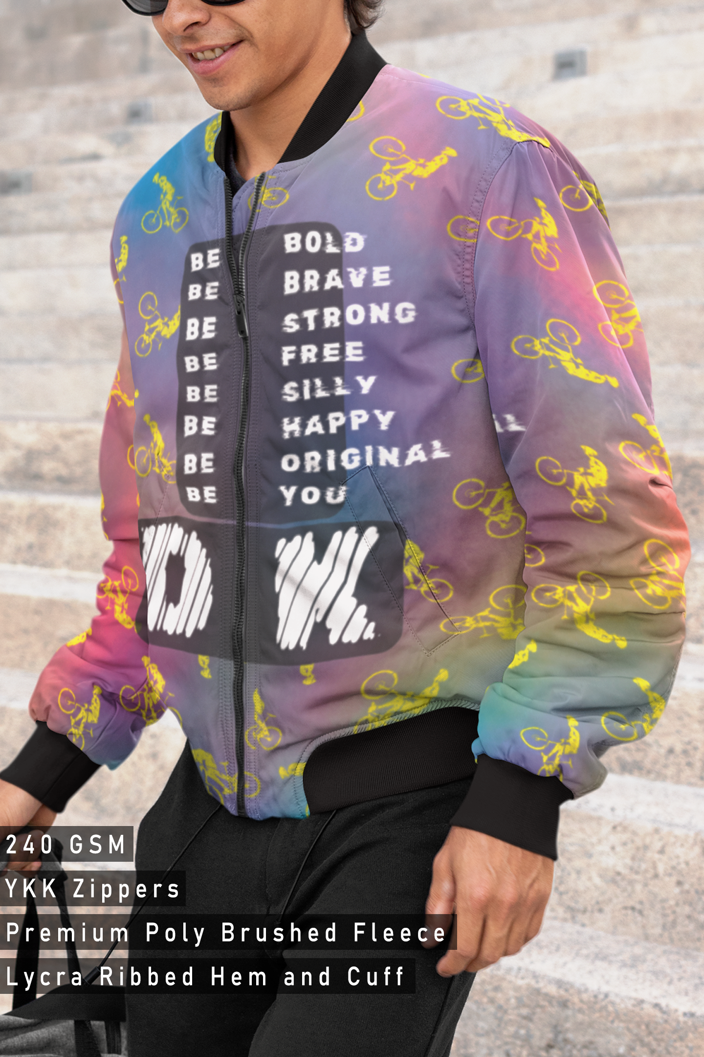 Deepak 2nd Customized Bomber Jacket