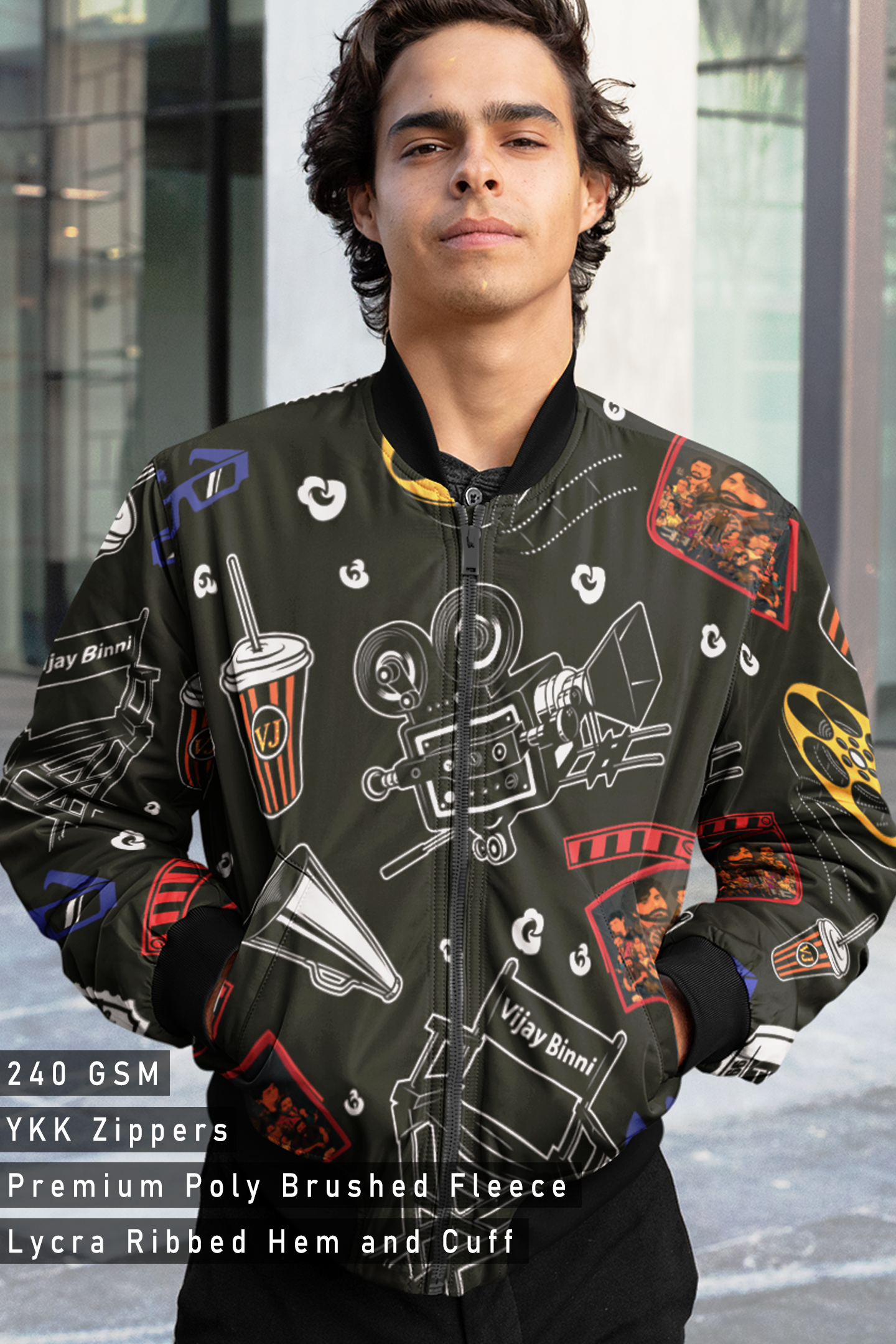 VJ Binni Custom Bomber Jacket