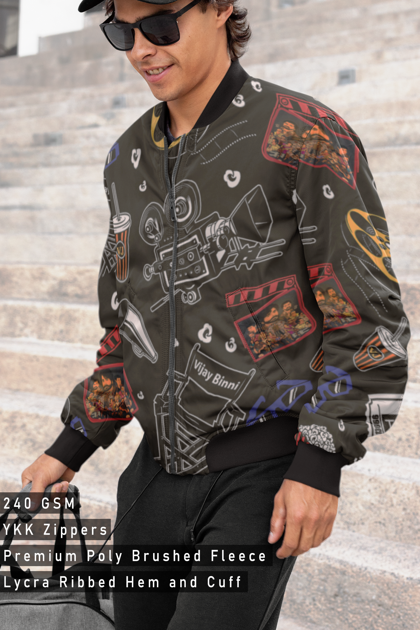 VJ Binni Custom Bomber Jacket