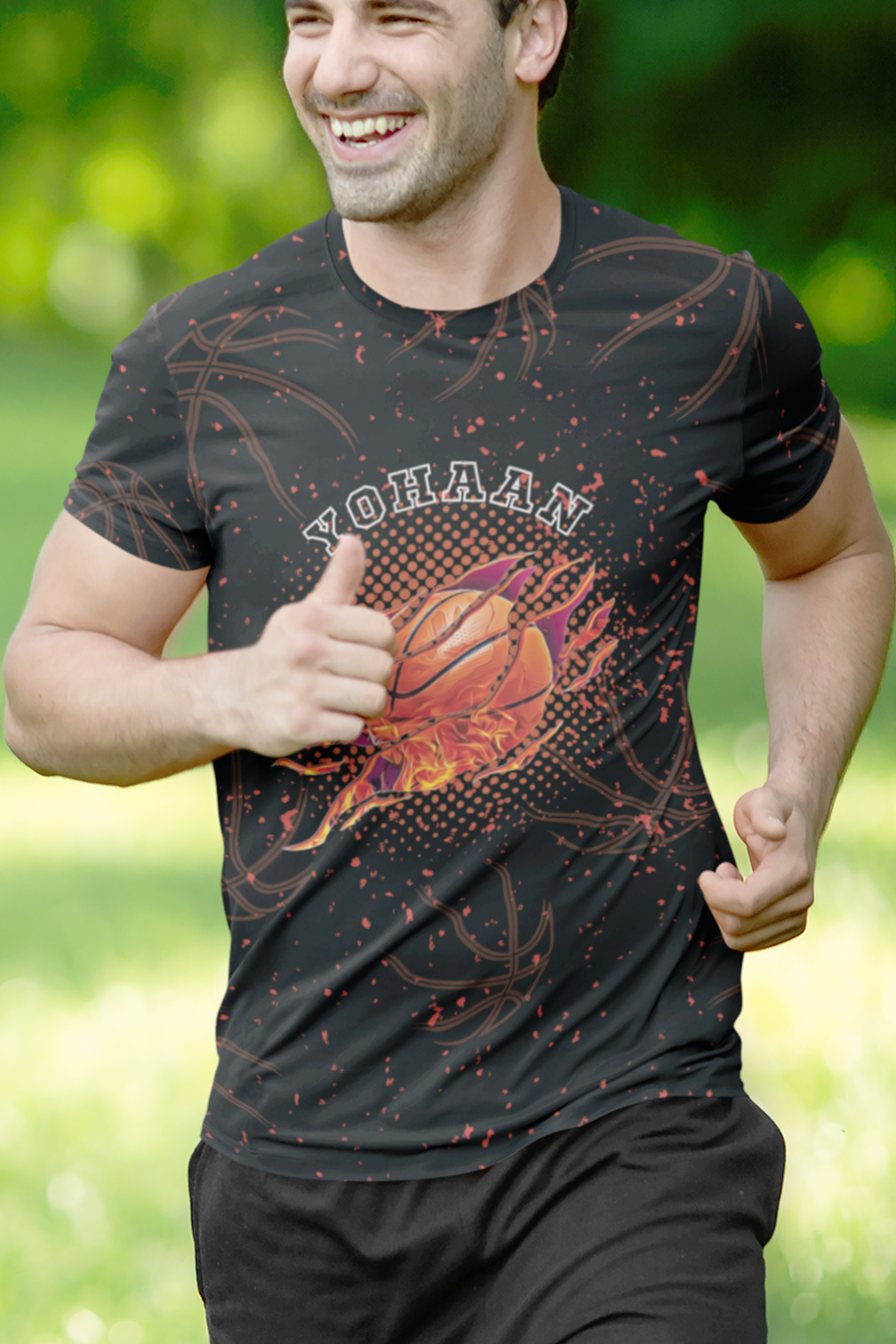 Yohan AOP Basketball T-shirt