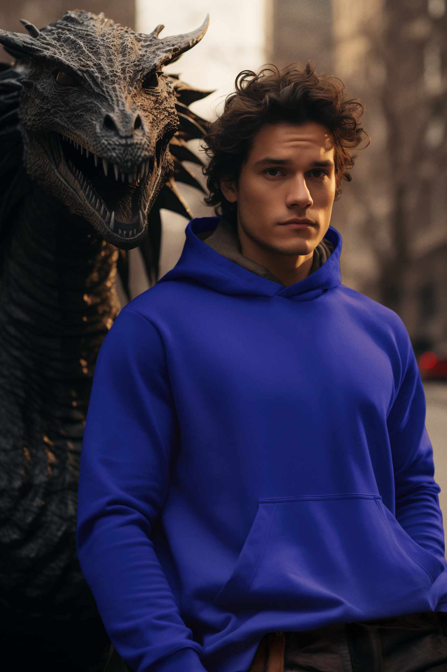Royal Blue, Hooded Sweatshirt