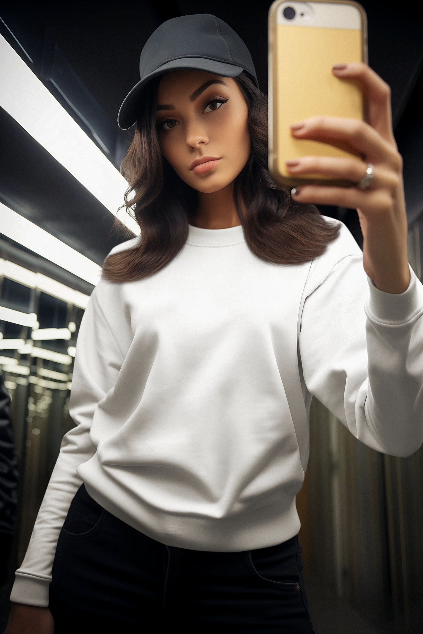 Solid White, Sweatshirt